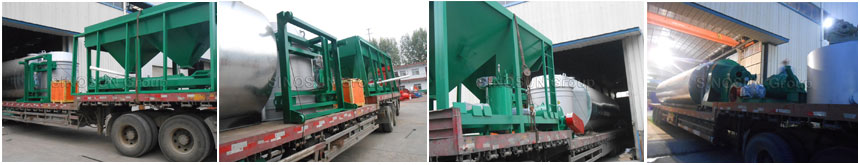 burner and bitumen tank delivery
