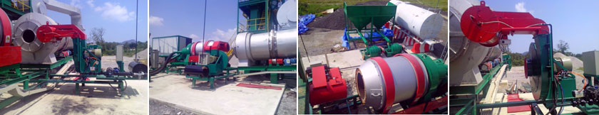 sap120 asphalt plant burner in thai